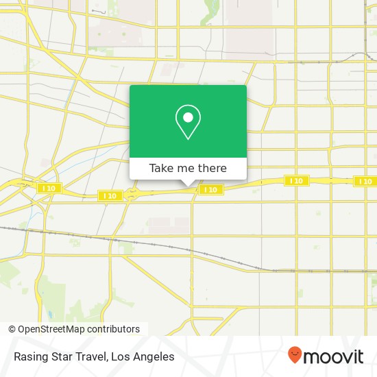 Rasing Star Travel map