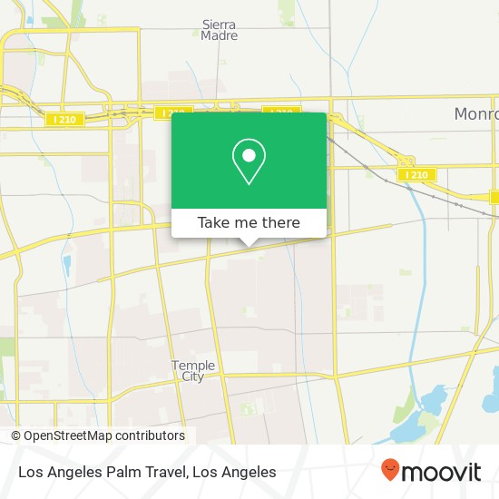 Mapa de Los Angeles Palm Travel