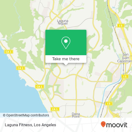 Laguna Fitness map