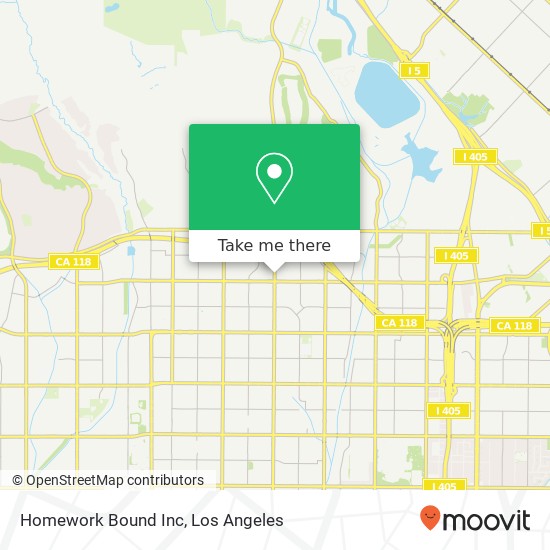 Homework Bound Inc map