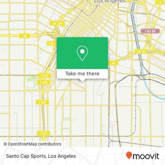 Santo Cap Sports map