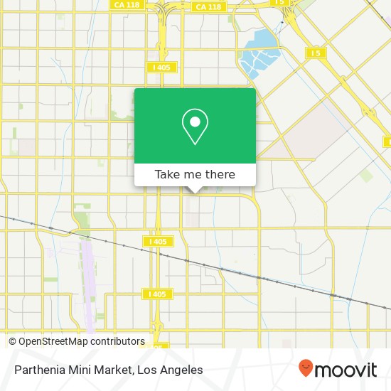 Parthenia Mini Market map