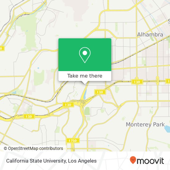 California State University map