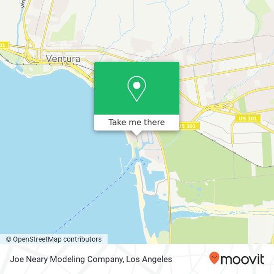 Joe Neary Modeling Company map