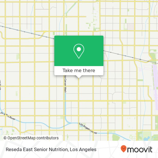 Reseda East Senior Nutrition map