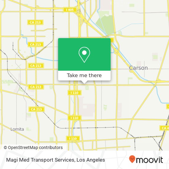 Magi Med Transport Services map