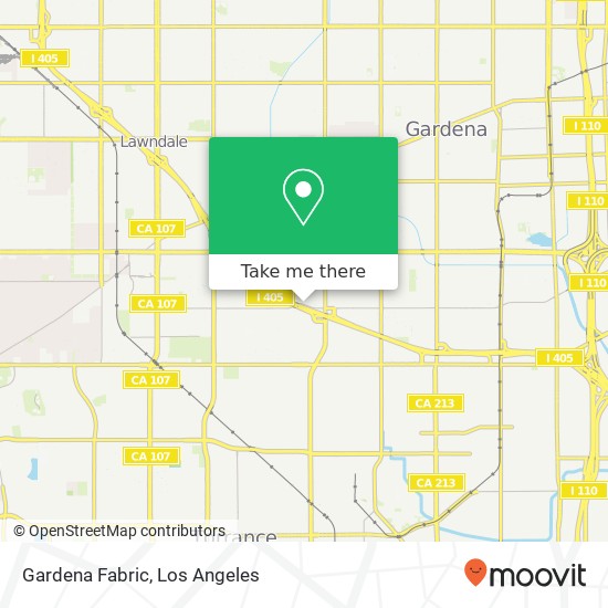 Gardena Fabric map