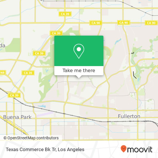 Texas Commerce Bk Tr map
