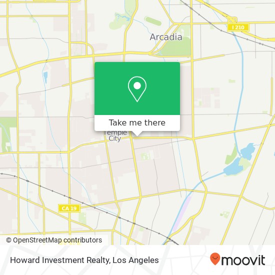 Howard Investment Realty map