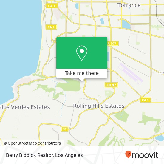 Mapa de Betty Biddick Realtor