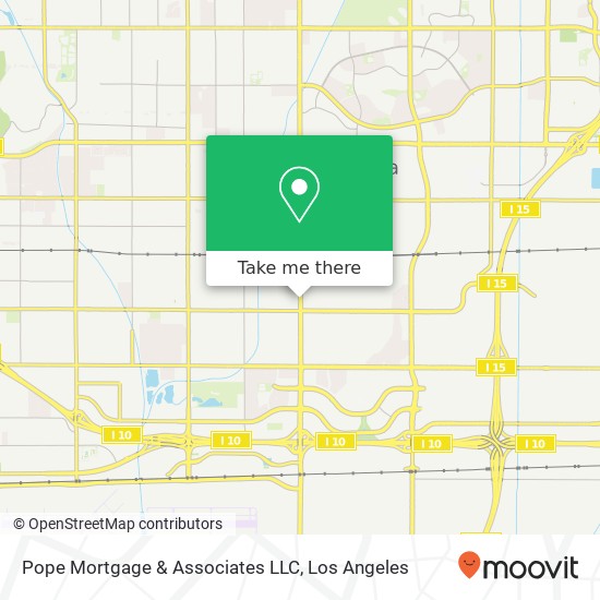 Pope Mortgage & Associates LLC map