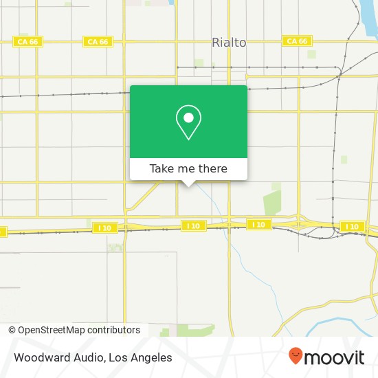 Mapa de Woodward Audio