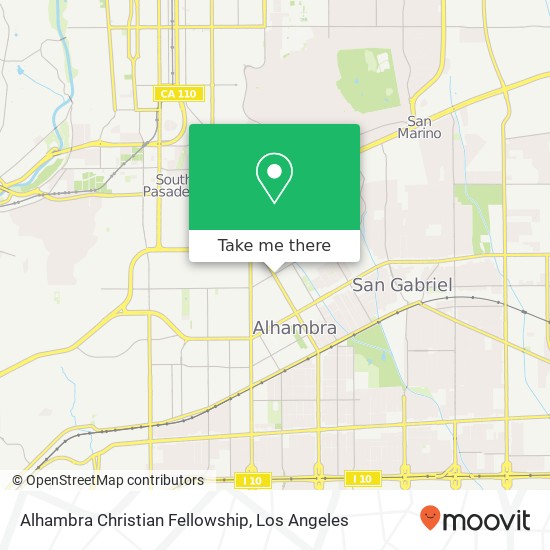 Alhambra Christian Fellowship map