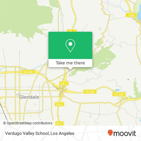 Verdugo Valley School map