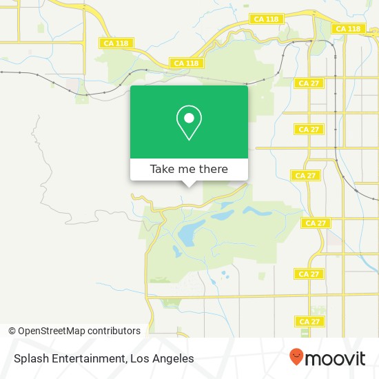 Mapa de Splash Entertainment
