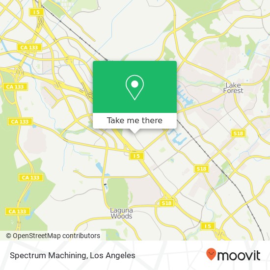 Mapa de Spectrum Machining