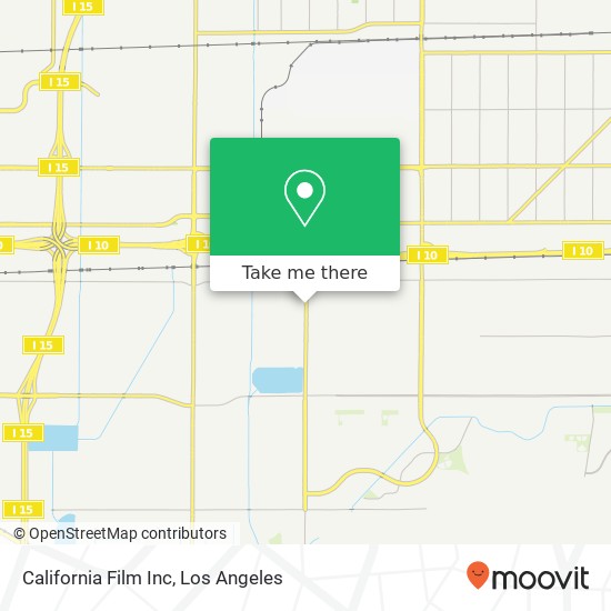Mapa de California Film Inc