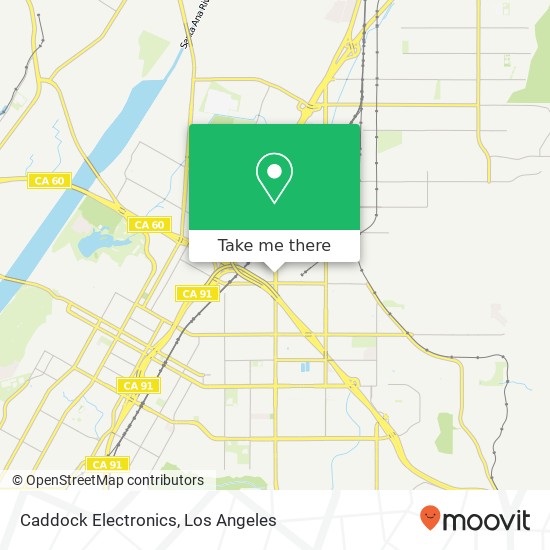 Caddock Electronics map