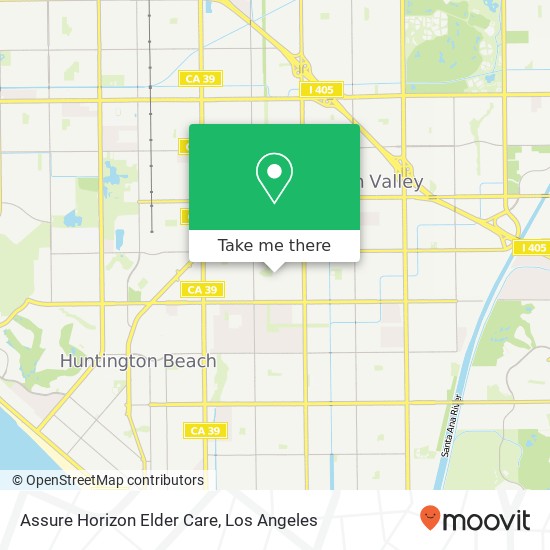 Assure Horizon Elder Care map