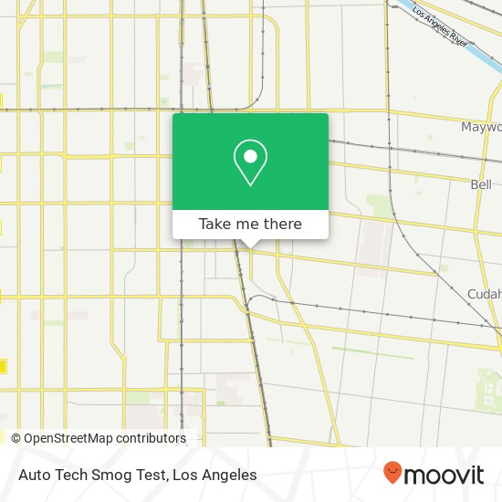 Mapa de Auto Tech Smog Test