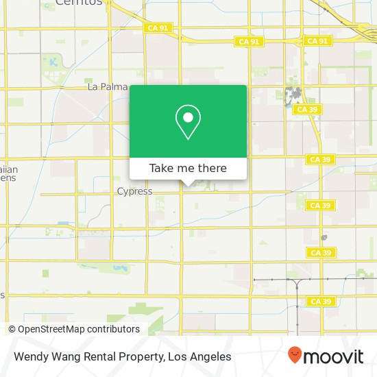 Mapa de Wendy Wang Rental Property