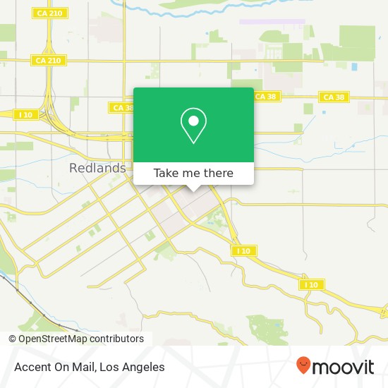 Accent On Mail map