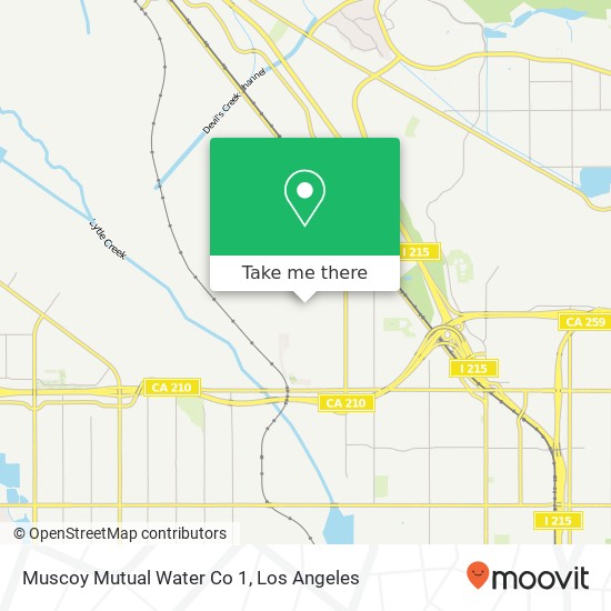 Muscoy Mutual Water Co 1 map