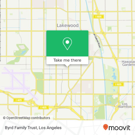 Mapa de Byrd Family Trust