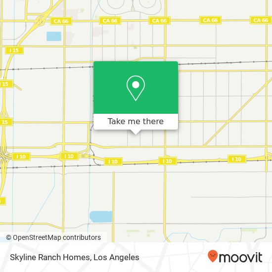 Mapa de Skyline Ranch Homes