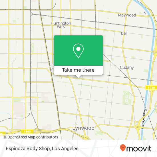 Espinoza Body Shop map