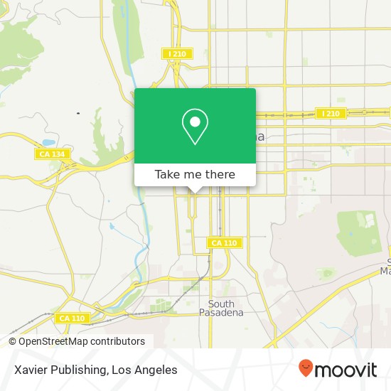 Xavier Publishing map