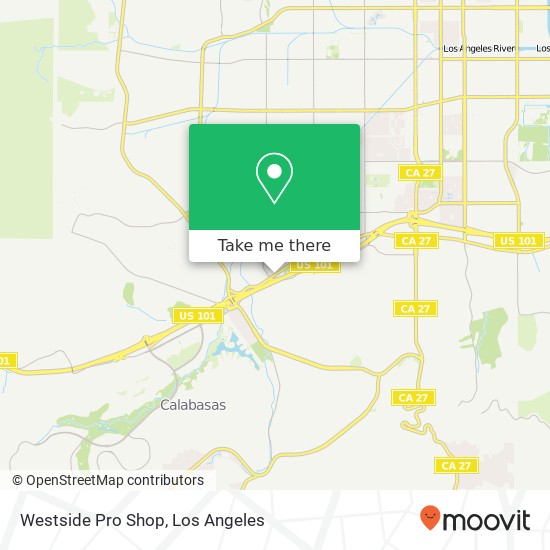 Westside Pro Shop map