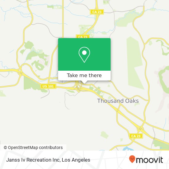 Mapa de Janss Iv Recreation Inc