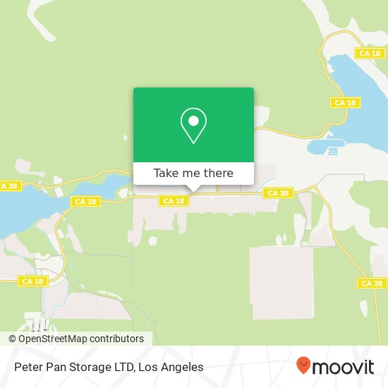 Peter Pan Storage LTD map