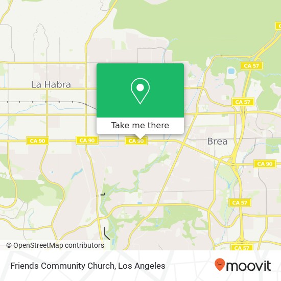 Friends Community Church map