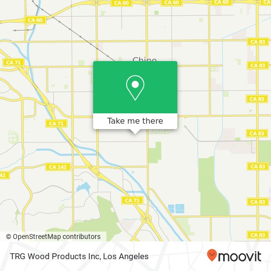 TRG Wood Products Inc map