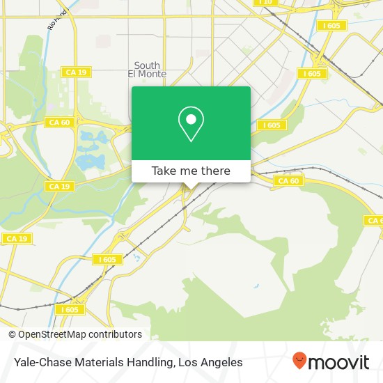 Yale-Chase Materials Handling map