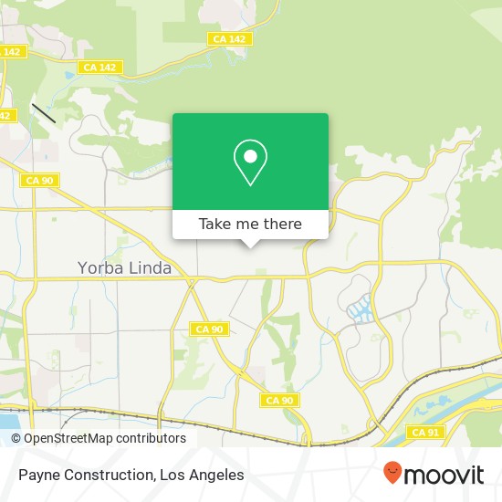 Payne Construction map