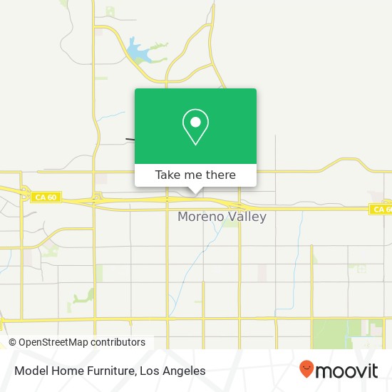 Model Home Furniture map