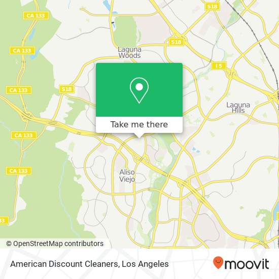 American Discount Cleaners map