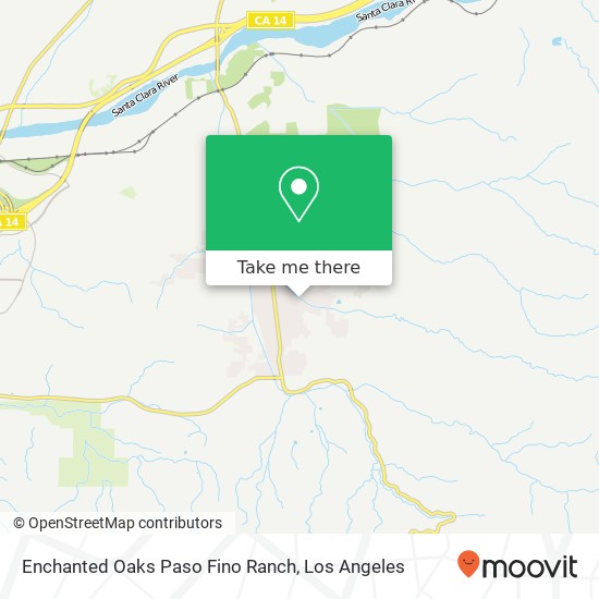 Mapa de Enchanted Oaks Paso Fino Ranch