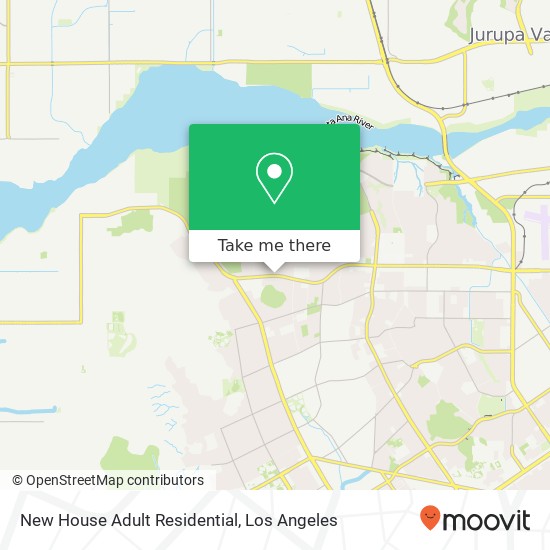 New House Adult Residential map