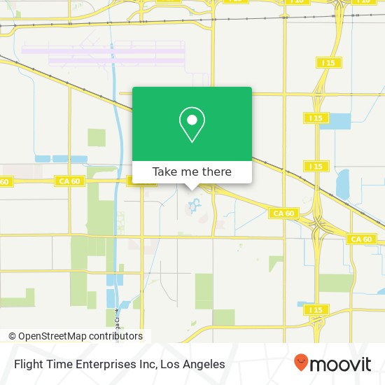 Flight Time Enterprises Inc map