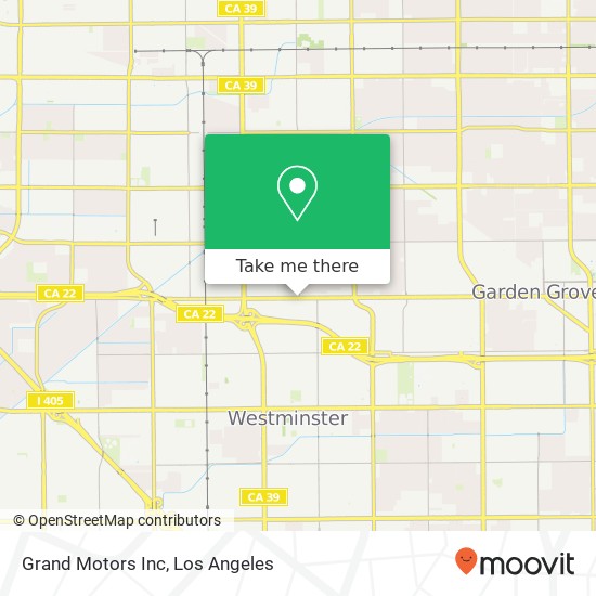 Grand Motors Inc map