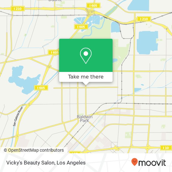 Vicky's Beauty Salon map