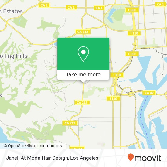 Janell At Moda Hair Design map