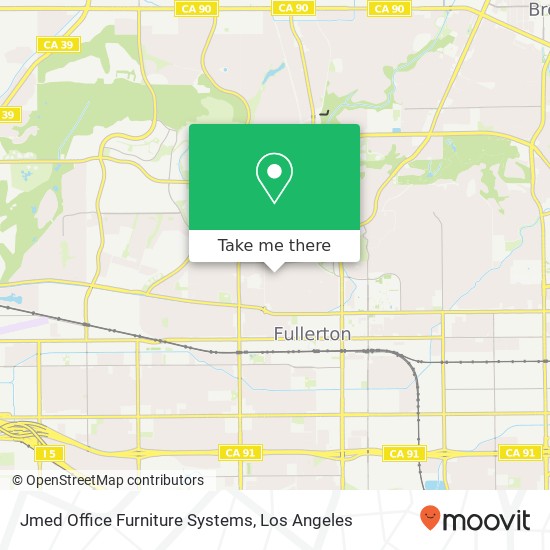 Jmed Office Furniture Systems map