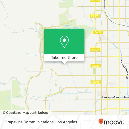 Grapevine Communications map