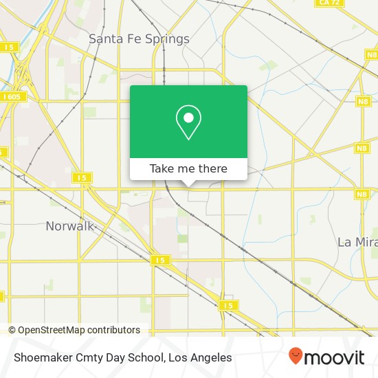 Shoemaker Cmty Day School map