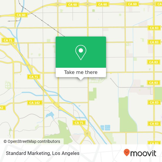 Standard Marketing map